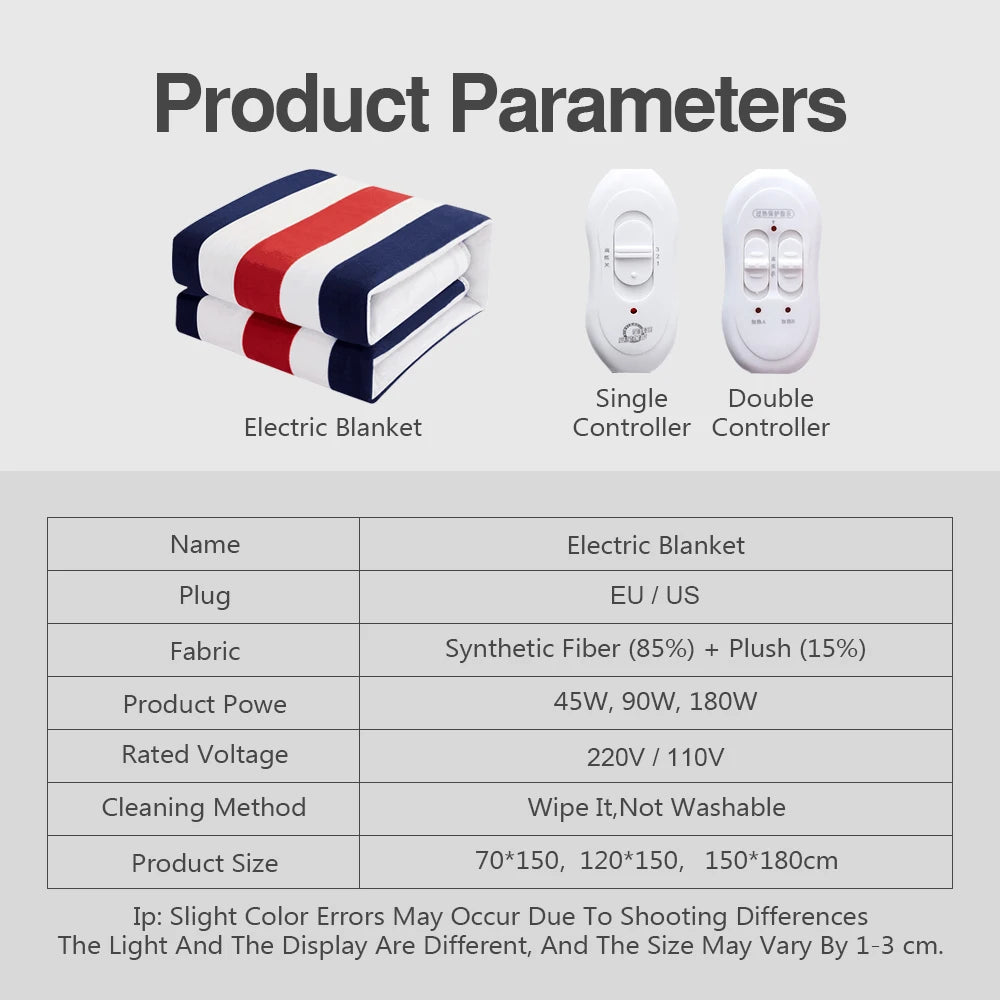 110V 220V Electric Blanket Stay Warm All Winter with Our Electric Heating Blanket